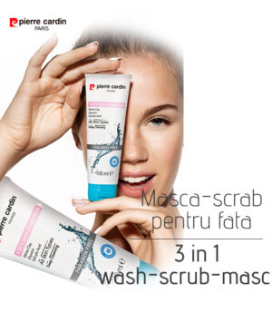 Masca-scrab pentru fata 3 in 1 Wash-scrub-masc, 75 ml