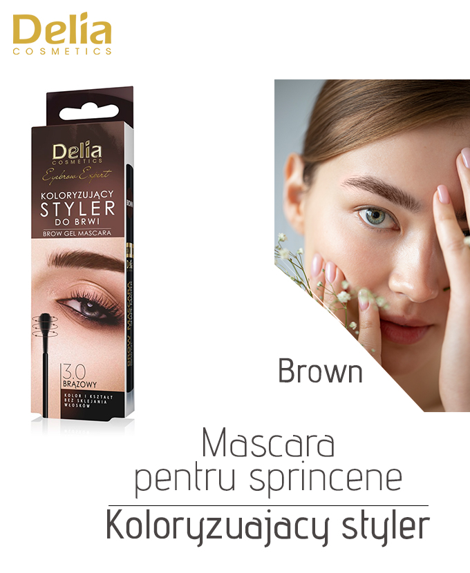 Mascara pentru sprincene Koloryzuajacy Styler, 11 ml - imagine 2