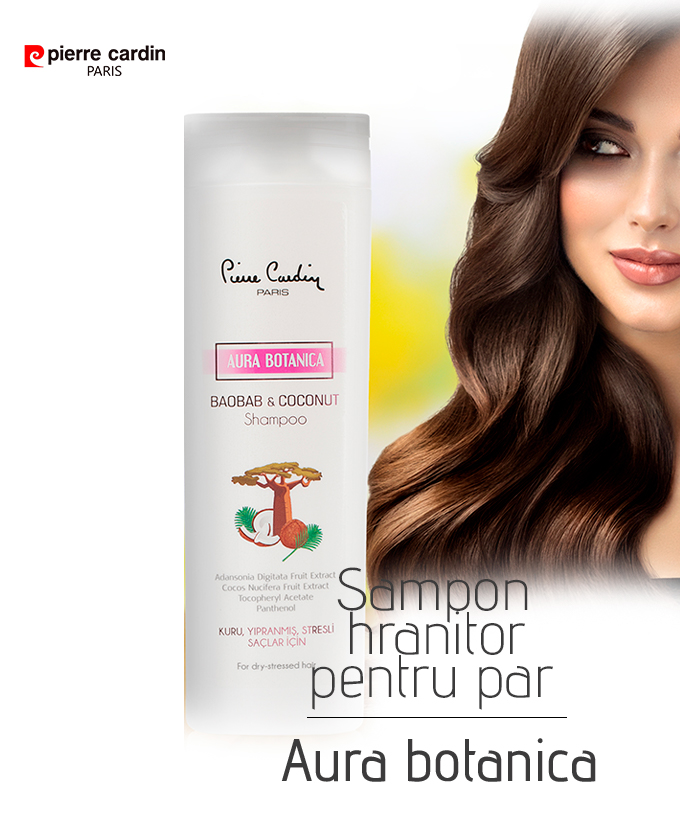 Sampon hranitor pentru par Aura Botanica, 360 ml