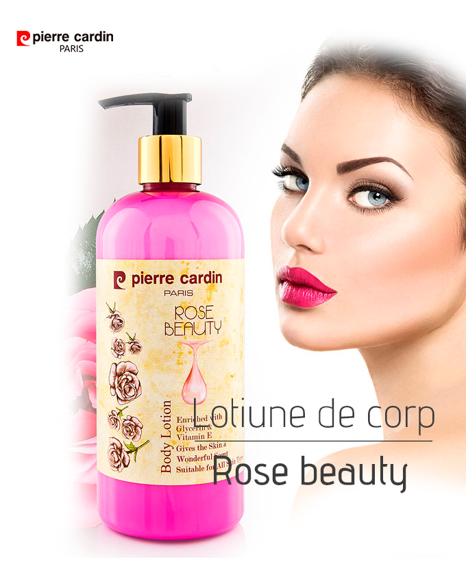 Lotiune de corp Rose Beauty, 400 ml