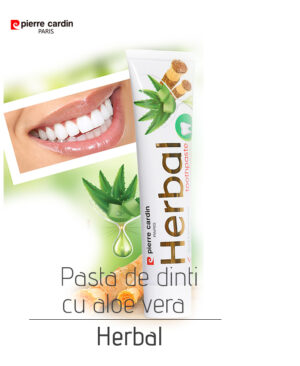 Pasta de dinti cu Aloe vera Herbal, 75 ml