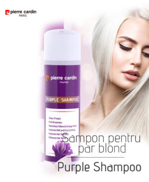 Sampon pentru par blond Purple Shampoo, 200 ml