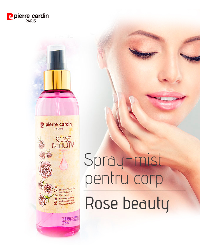 Spray parfumat pentru corp Rose Beauty, 200 ml