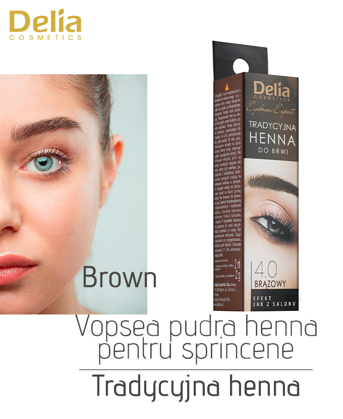 Vopsea pudra henna pentru sprincene Tradycyjna Henna, 2 g - imagine 3