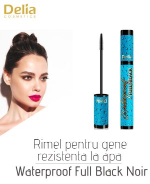 Rimel rezistent la apa Waterproof Full Black Noir, 12 ml