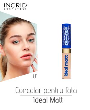 Concelar pentru fata Ideal Matt, 8 ml