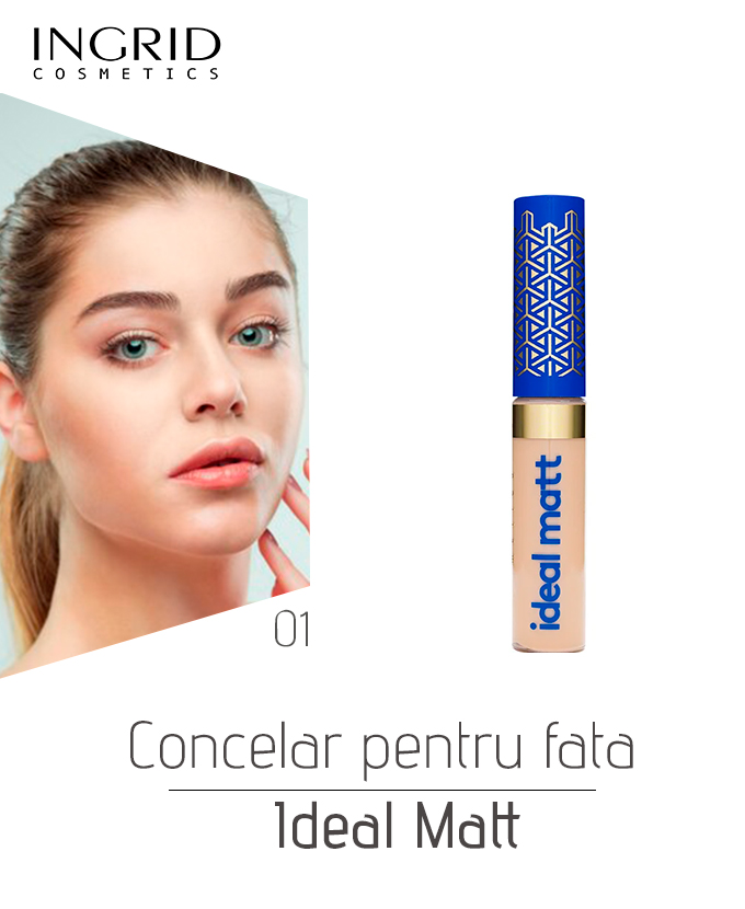Concelar pentru fata Ideal Matt, 8 ml