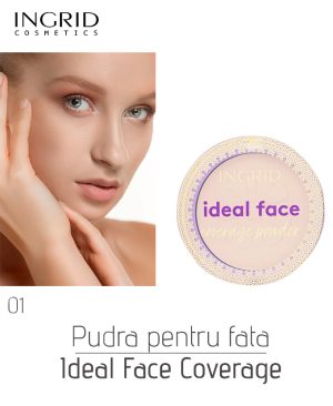 Pudra compacta pentru fata Ideal Face Coverage, 8 g