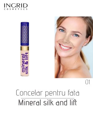 Concelar pentru fata Mineral Silk and Lift, 8 ml