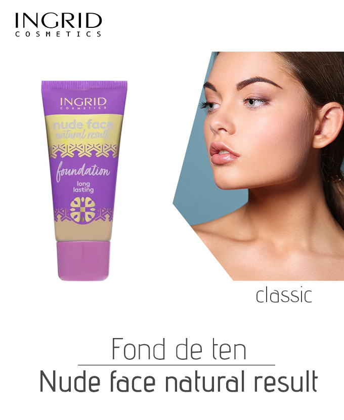 Fond de ten Nude Face Natural Result, 30 ml - imagine 2
