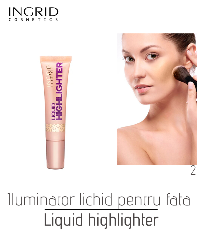 Iluminator lichid pentru fata Liquid Highlighter, 10 ml - imagine 2