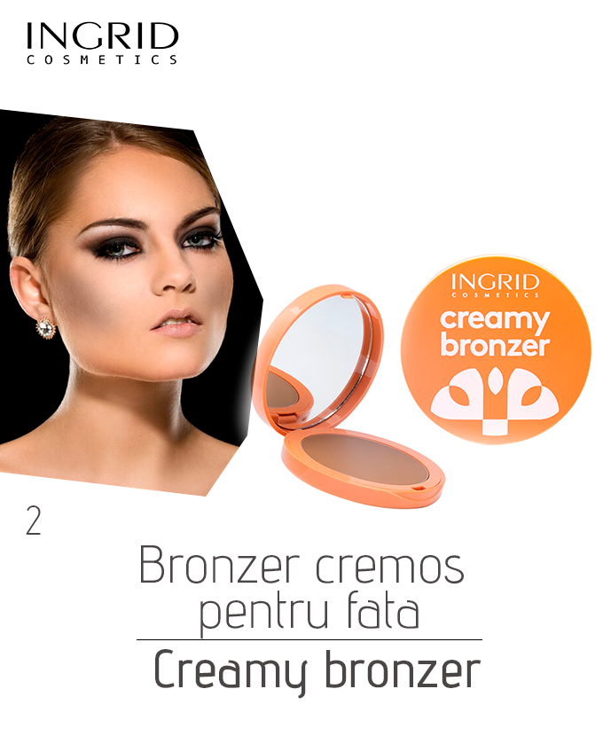 Bronzer cremos pentru fata Creamy bronzer, 8 g - imagine 2