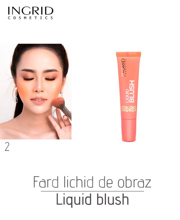 Fard lichid de obraz Liquid Blush, 10 ml - imagine 2