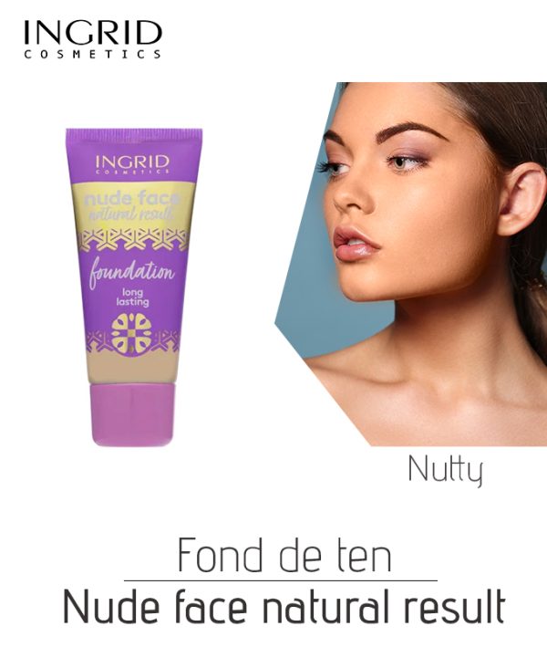 Fond de ten Nude Face Natural Result, 30 ml - imagine 5