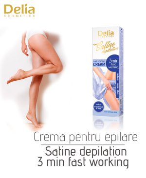 Crema pentru epilare Satine depilation 3 min Fast Working, 100 ml