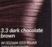 3.3 dark chokolate brown