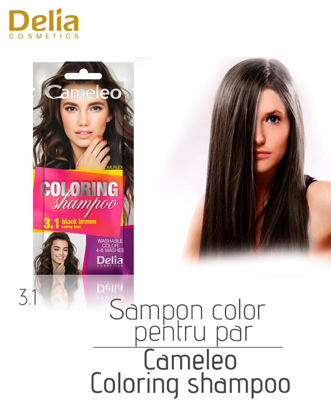 Sampon color pentru par Cameleo Coloring Shampoo, 40 ml - imagine 2