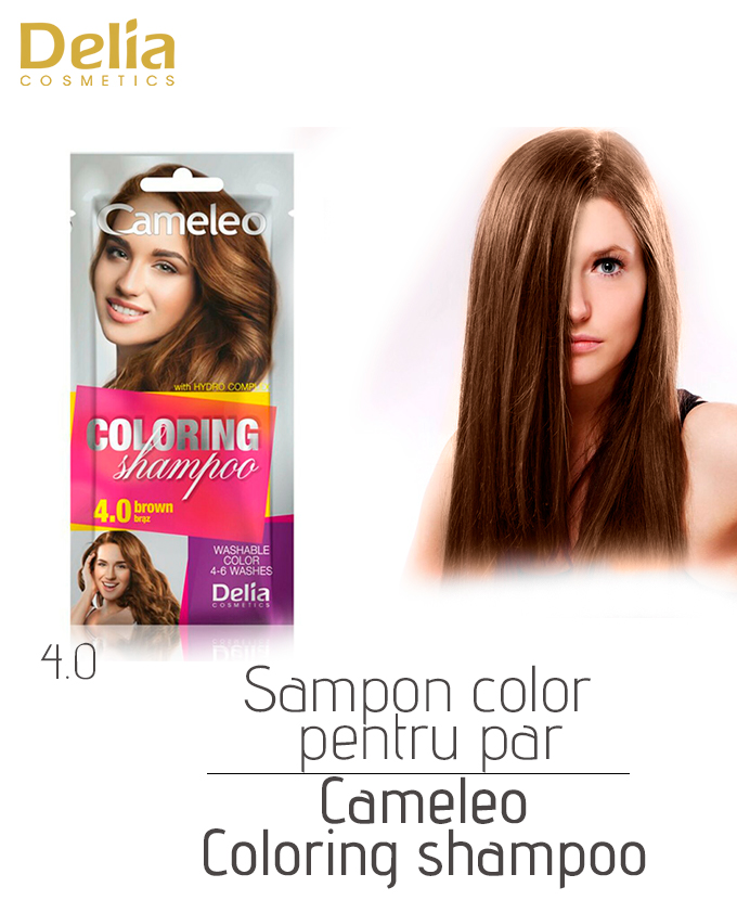 Sampon color pentru par Cameleo Coloring Shampoo, 40 ml - imagine 3