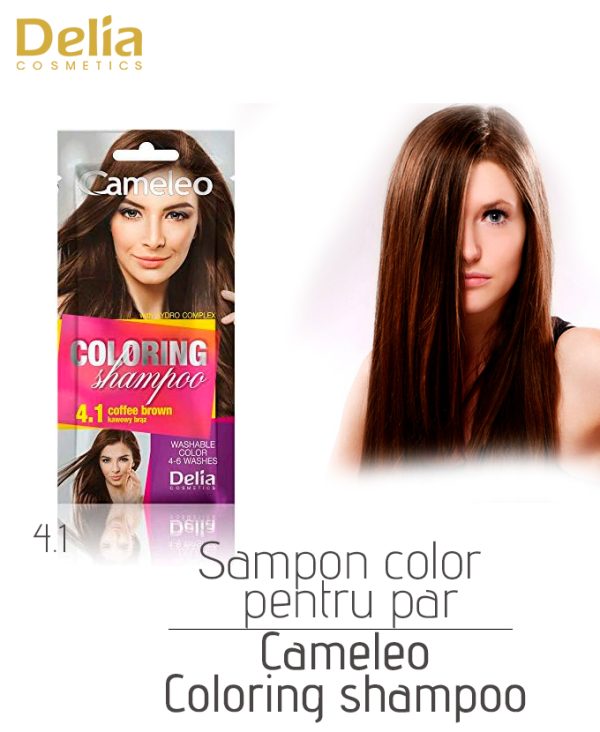 Sampon color pentru par Cameleo Coloring Shampoo, 40 ml - imagine 4