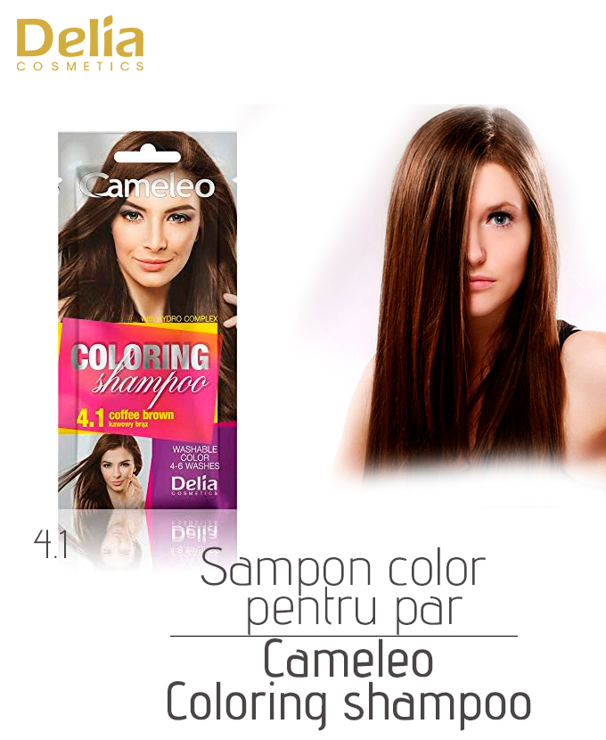 Sampon color pentru par Cameleo Coloring Shampoo, 40 ml - imagine 4