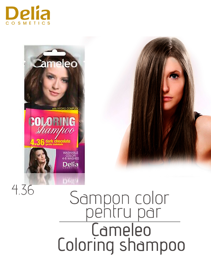 Sampon color pentru par Cameleo Coloring Shampoo, 40 ml - imagine 5