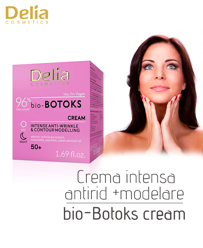 Crema intensa antirid+modelare bio-Botoks Сream, 50 ml
