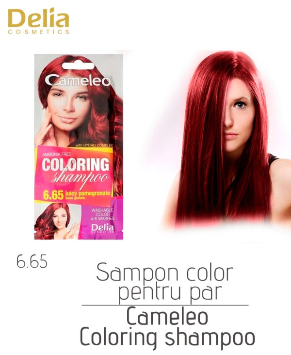 Sampon color pentru par Cameleo Coloring Shampoo, 40 ml - imagine 11