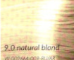 9.0 natural blond