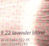 9.22 lavender blond
