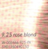9.25 rose blond