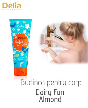 Budinca pentru corp Dairy Fun Almond, 250 ml