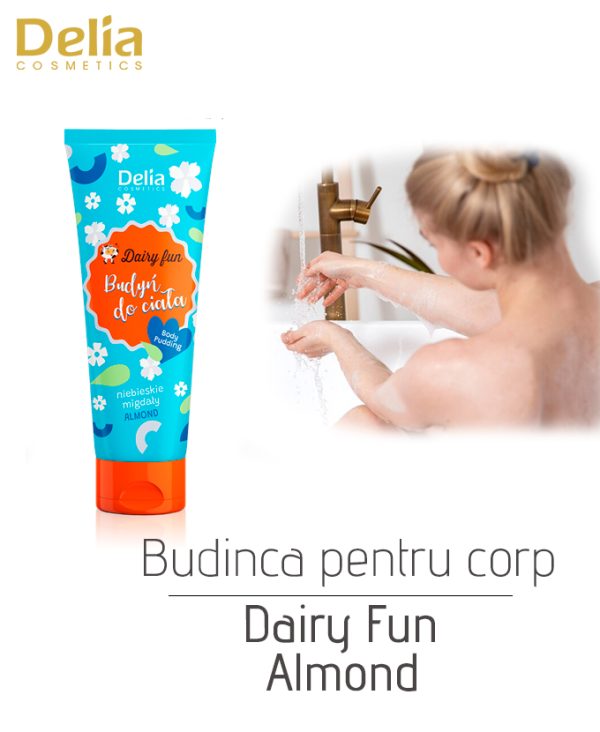 Budinca pentru corp Dairy Fun Almond, 250 ml