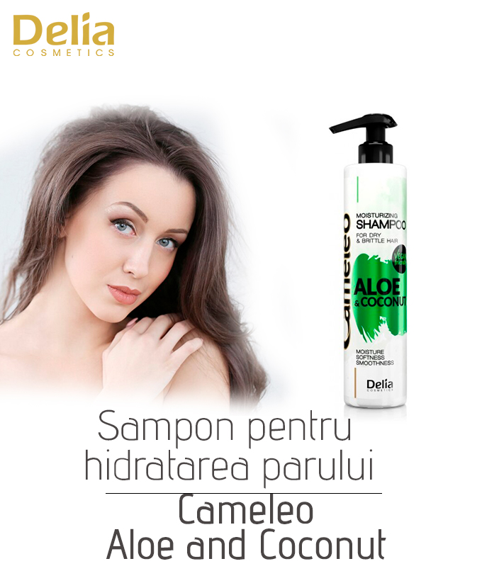Sampon pentru hidratarea parului Cameleo Aloe&Cconut, 250 ml