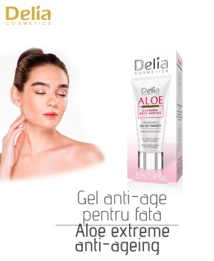 Gel anti-age pentru fata Aloe Extreme Anti-Ageing, 50 ml