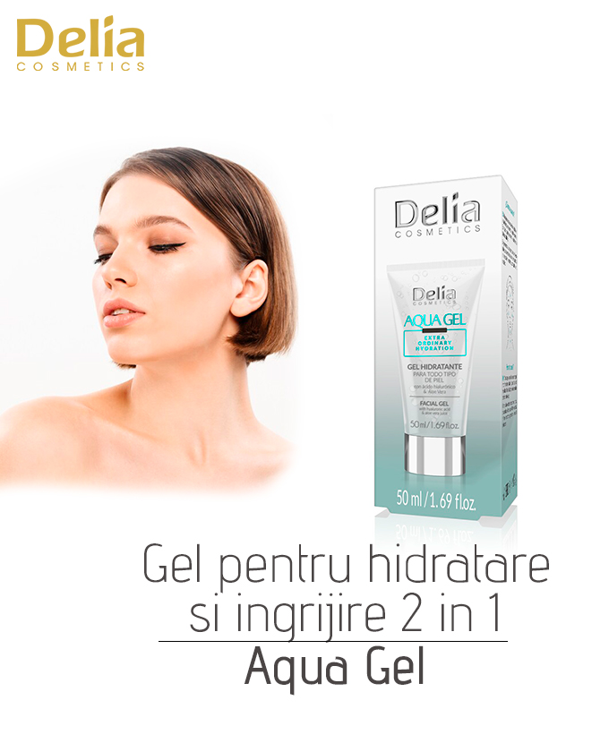 Gel pentru hidratare si ingrijire 2 in 1 Aqua Gel, 50 ml