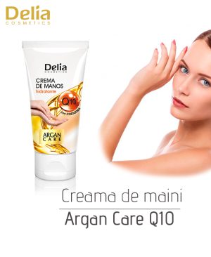 Crema de maini hidratanta Argan Care Q10, 50 ml