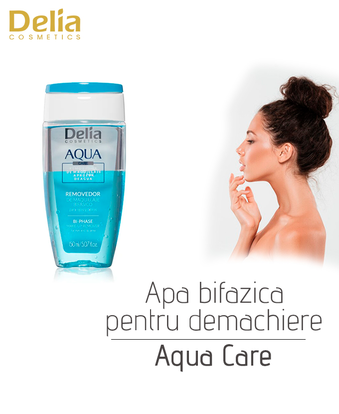 Apa bifazica pentru demachiere Aqua Care, 150 ml