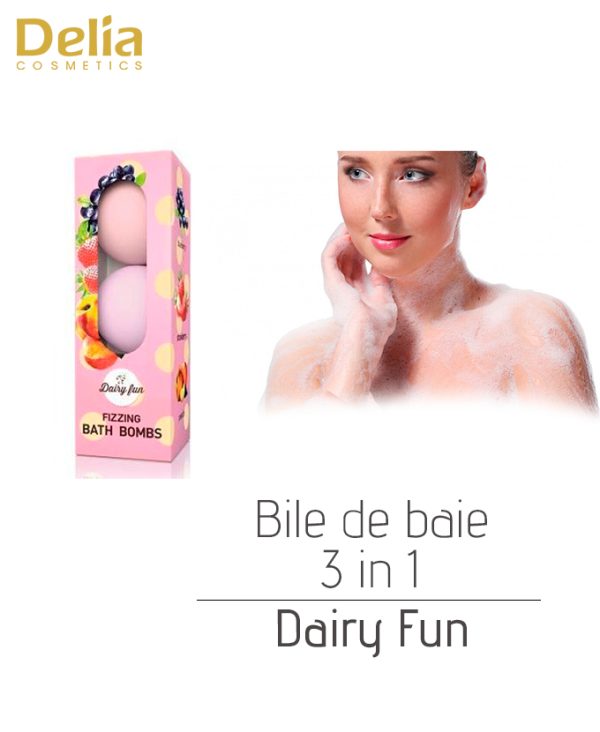 Bile de baie 3 in 1 Dairy Fun
