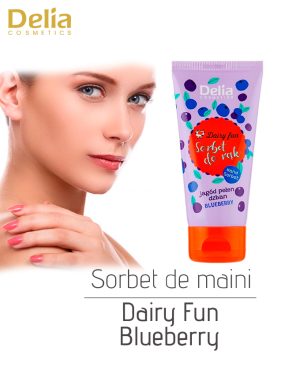 Crema de maini Afine Dairy Fun Blueberry, 50 ml