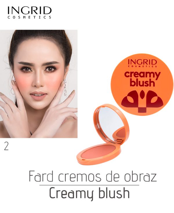 Fard cremos de obraz Creamy Blush, 10 g - imagine 2