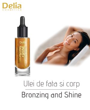 Ulei de fata si corp Bronzing and shine, 20 ml