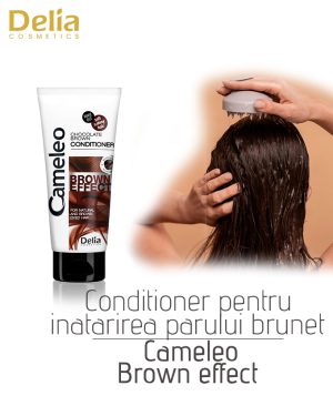 Balsam pentru inatarirea parului brunet Cameleo Brown Effet, 200 ml