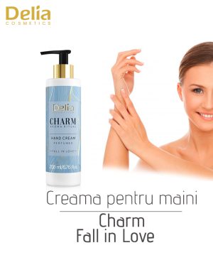 Crema de maini parfumata hranitoare Charm Fall in Love, 200 ml