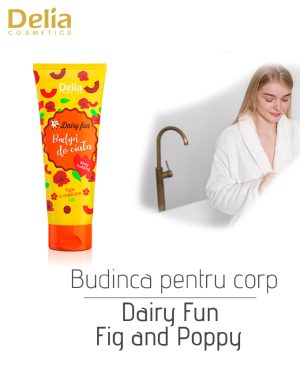 Budinca pentru corp Dairy Fun Fig and Poppy, 250 ml