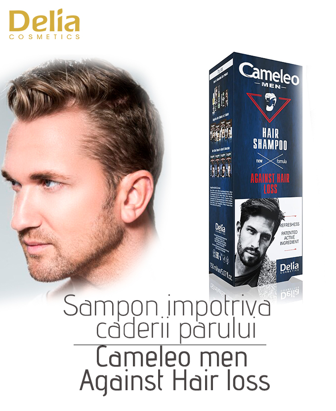 Sampon impotriva caderii parului Cameleo Men Against Hair loss, 150 ml
