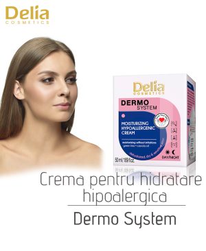 Crema pentru hidratare hipoalergica Dermo System, 50 ml