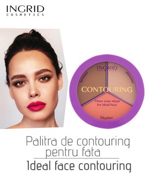 Paleta de contur pentru fata Ideal face Contouring, 19 g