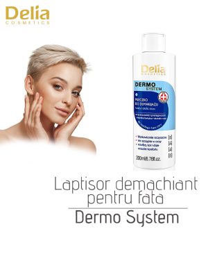 Laptisor demachiant pentru fata Dermo System, 200 ml