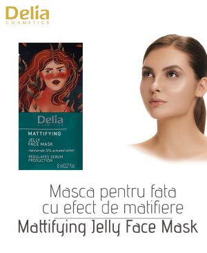 Masca pentru fata cu efect matifiant Mattifying Jelly Face Mask