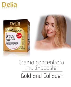 Crema concentrata multi-booster Gold and Collagen, 50 ml